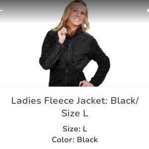 Women's Black Fleece Jacket